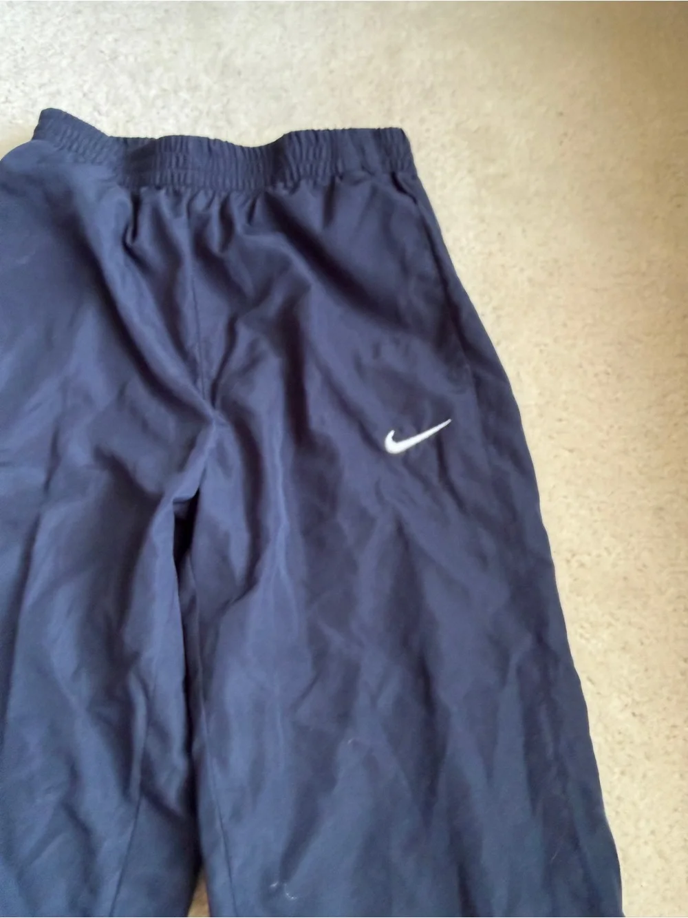 Nike Kids 2-piece Track Suit Navy White Windbreaker Set Jacket & Pants Size 6